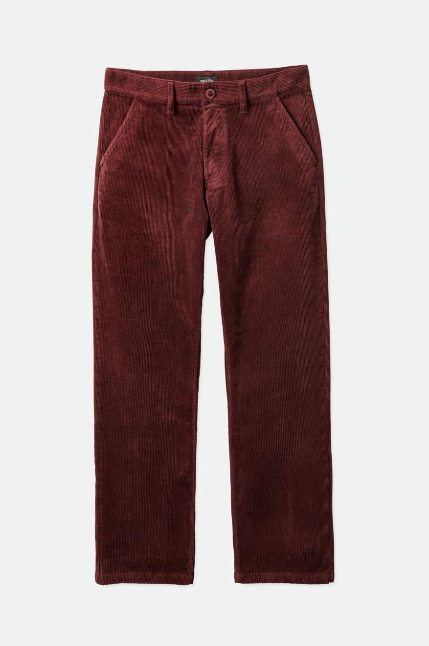 Pantalon Brixton Choice Chino Regular Homme Rouge | 78CJOZXRM