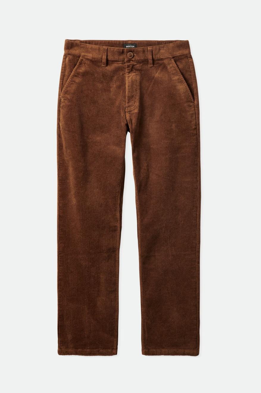 Pantalon Brixton Choice Chino Regular Homme Marron | 85YFWHLEQ