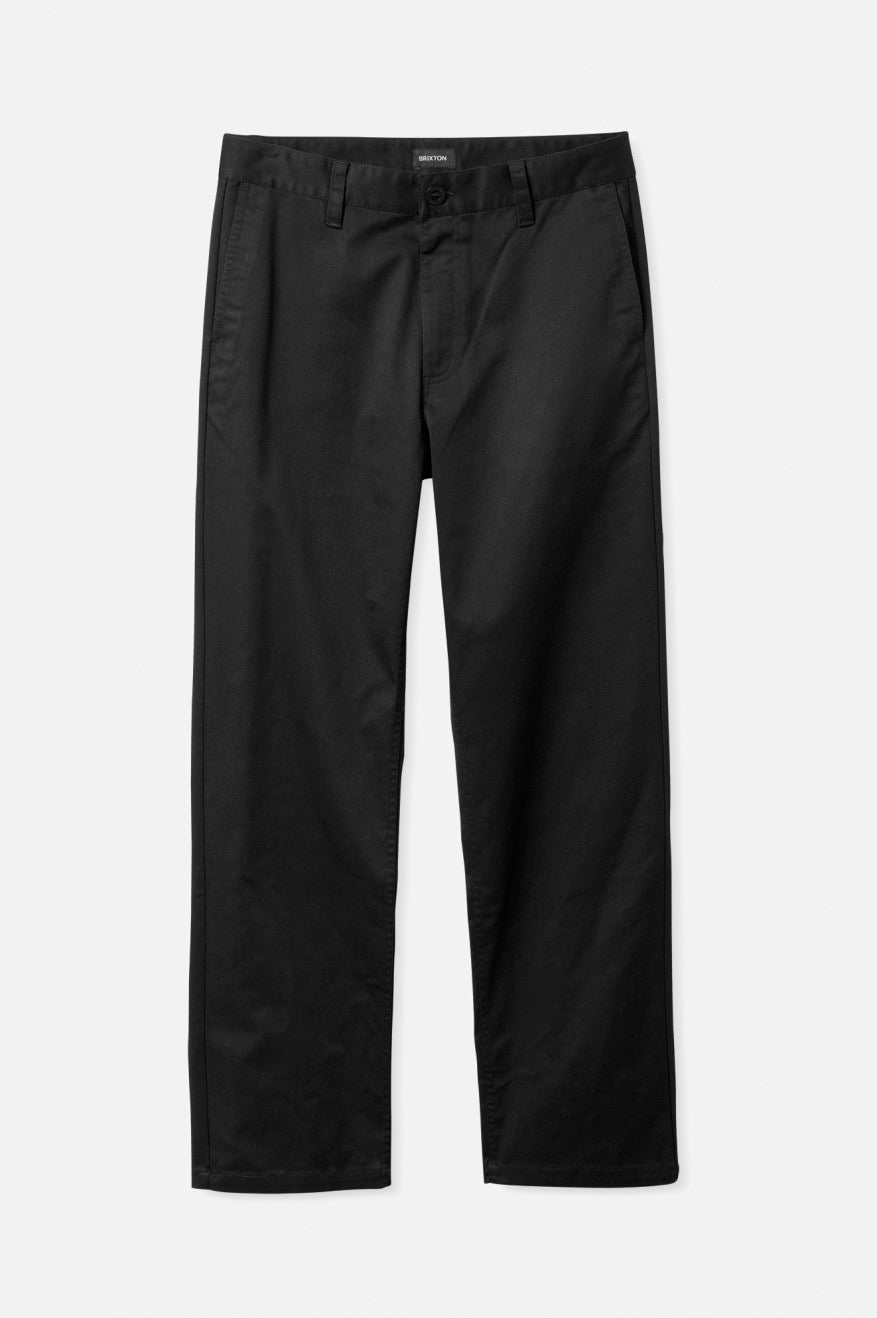 Pantalon Brixton Choice Chino Relaxed Homme Noir | 49WEKITLN