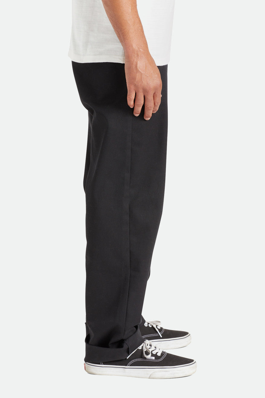 Pantalon Brixton Choice Chino Relaxed Homme Noir | 49WEKITLN