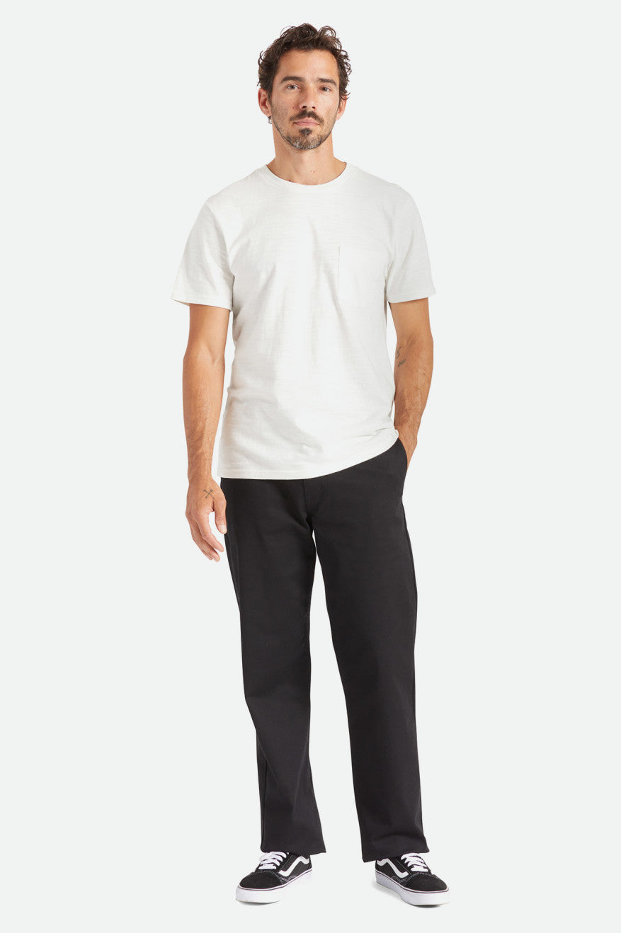 Pantalon Brixton Choice Chino Relaxed Homme Noir | 49WEKITLN