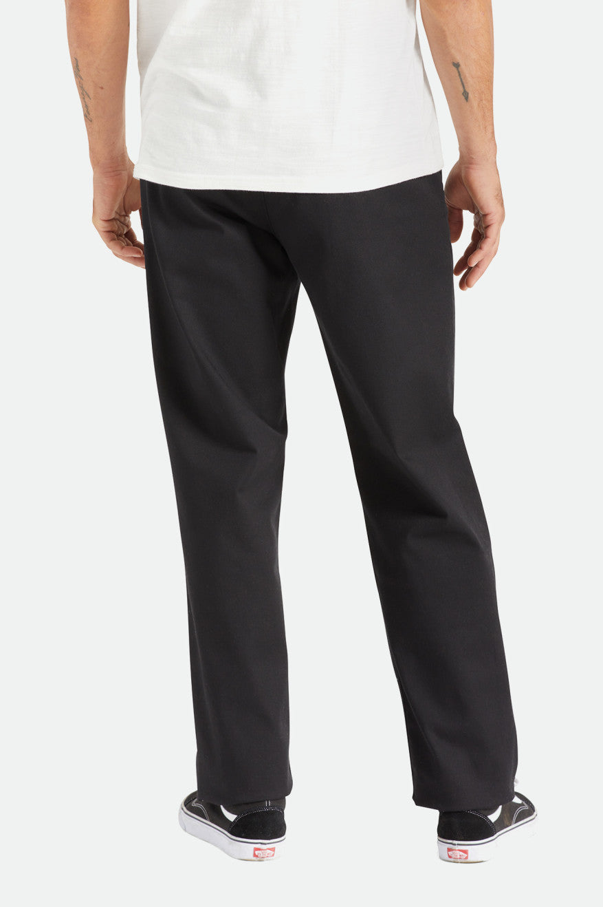 Pantalon Brixton Choice Chino Relaxed Homme Noir | 49WEKITLN