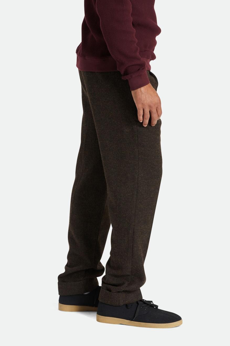 Pantalon Brixton Regent Reserve Trouser Homme Marron | 43TJVLHZX