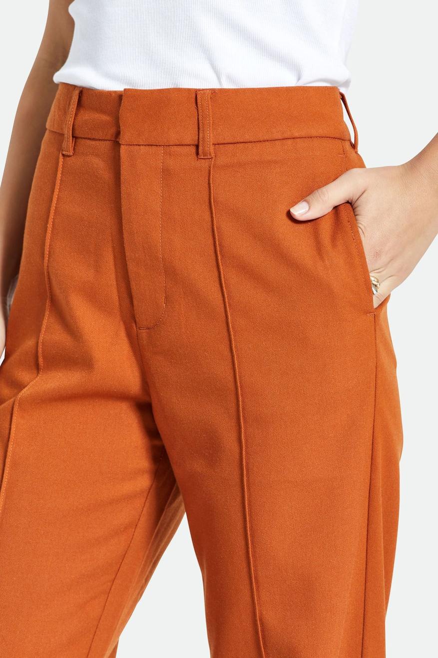 Pantalons Brixton Retro Trouser Femme Orange | 27BIGVXWN