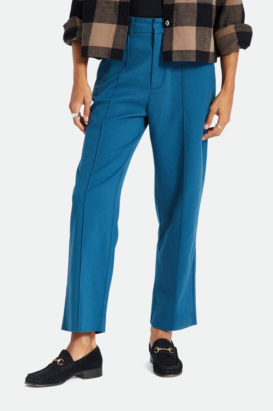 Pantalons Brixton Retro Trouser Femme Turquoise | 95YMQCJRZ