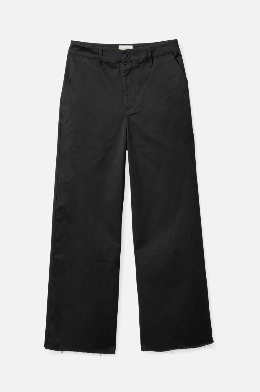 Pantalons Brixton Victory Larges Leg Femme Noir | 16HRKTDBF