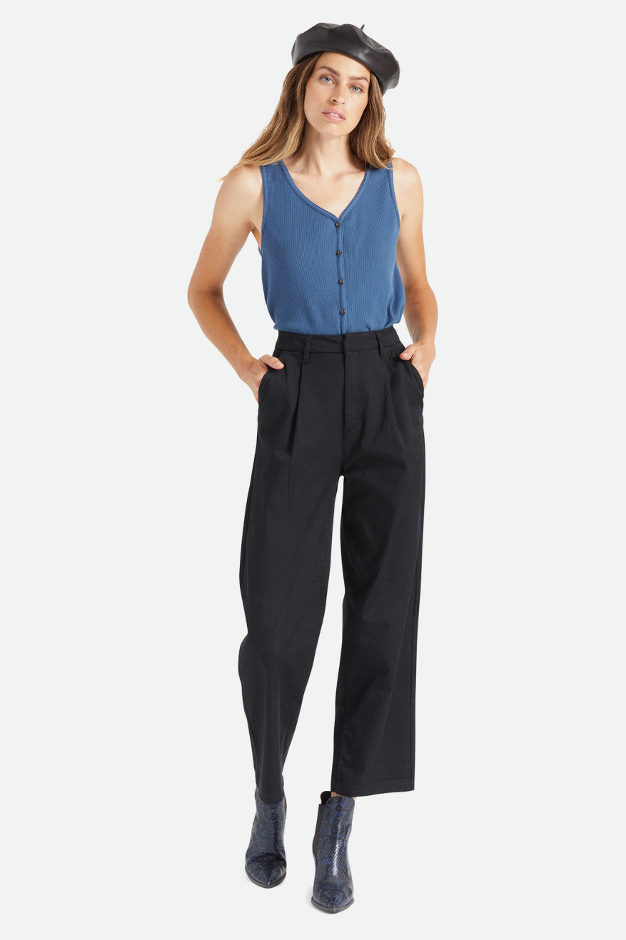 Pantalons Brixton Victory Trouser Femme Noir | 51USYLDWK