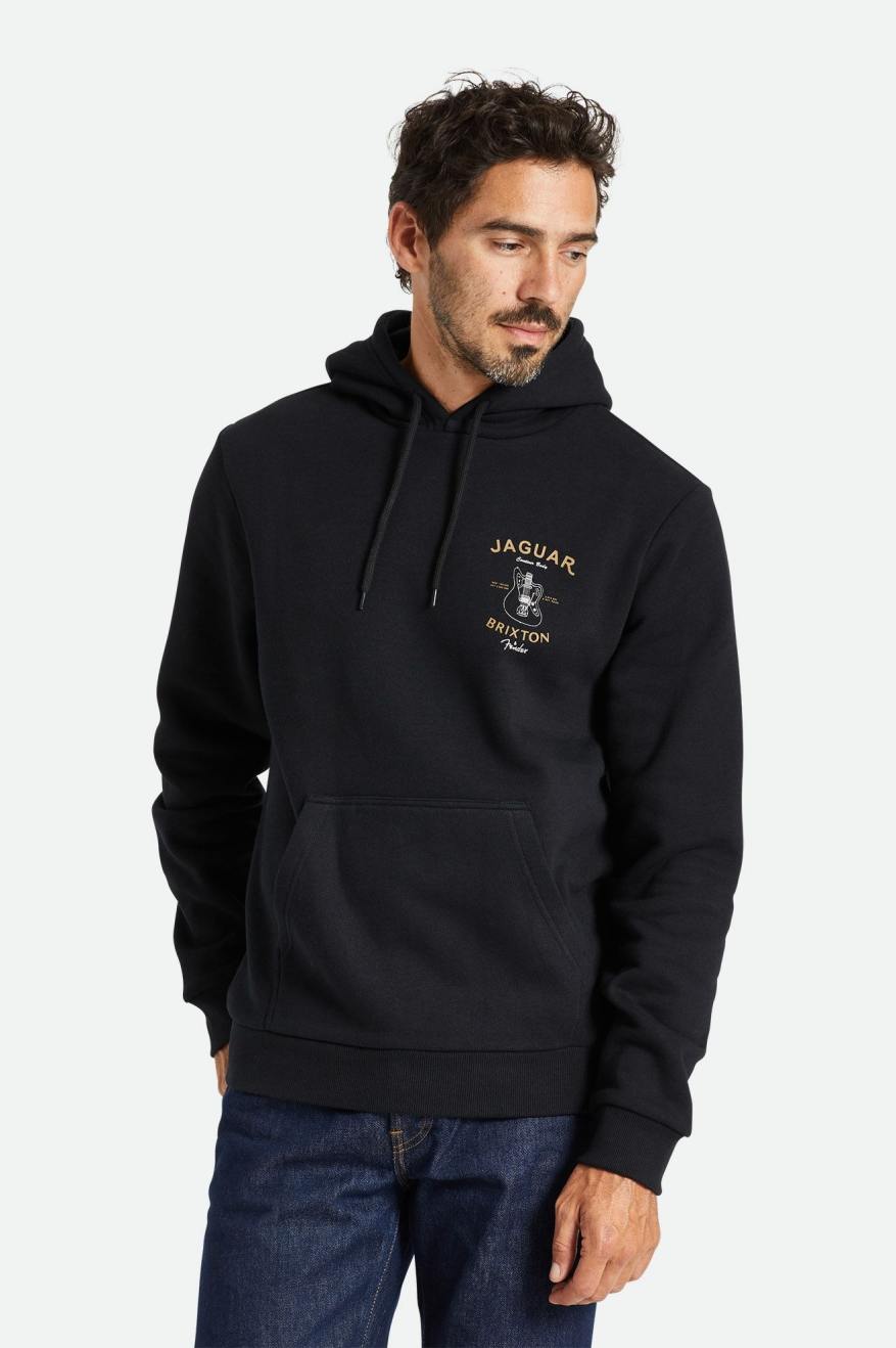 Sweat À Capuche Brixton Fender Jaguar Claws Homme Noir | 91LCMNBVI