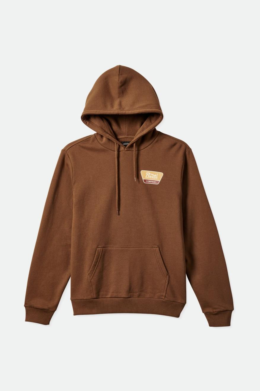 Sweat À Capuche Brixton Linwood Homme Doré Clair | 50TVRMGXI