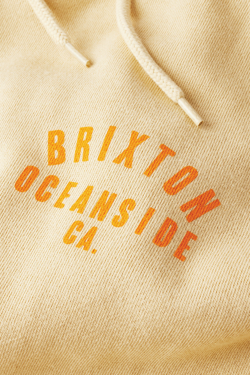 Sweat À Capuche Brixton Woodburn Oceanside Fleece Homme Orange | 61KCZOJFV