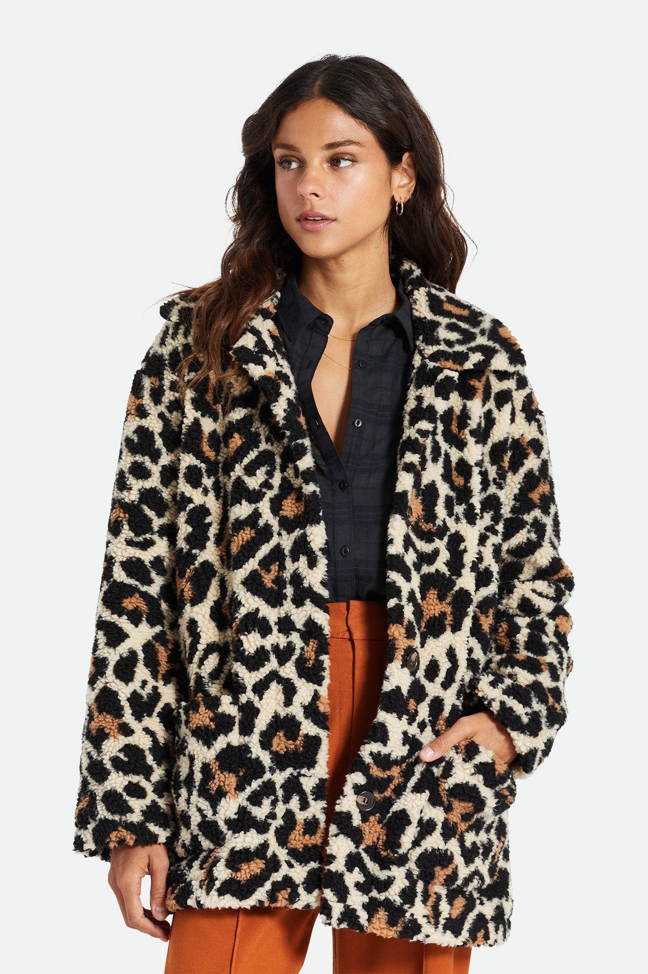 Vestes Brixton Bern Femme Leopard | 30FOKAUZR