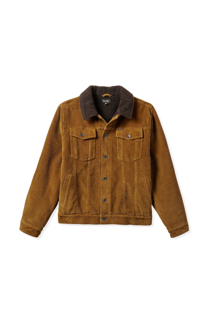 Vestes Brixton Cable Sherpa Doublée Trucker Homme Marron | 56EDJQKHM