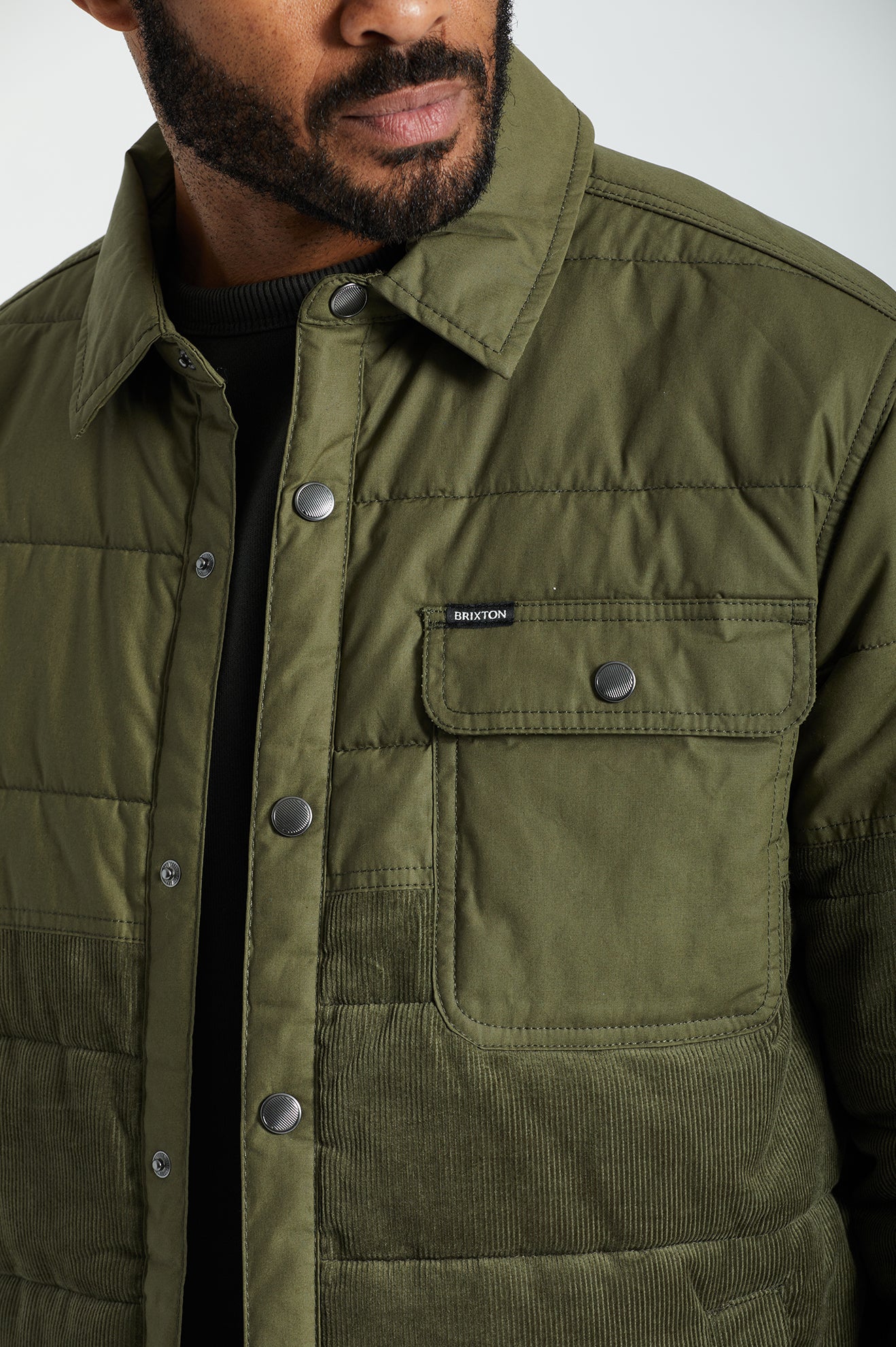 Vestes Brixton Cass Homme Vert Olive | 98YAFQHIB