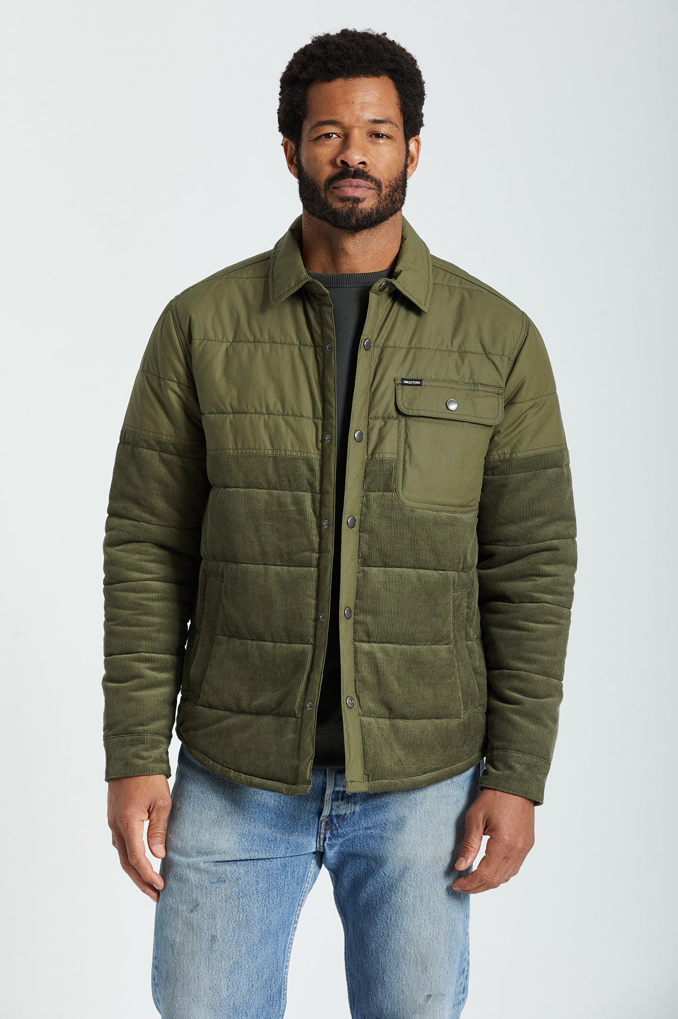 Vestes Brixton Cass Homme Vert Olive | 98YAFQHIB