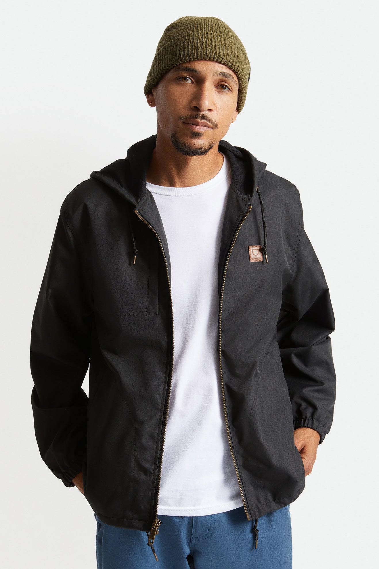 Vestes Brixton Claxton Beta Zip Homme Noir | 25SEYKTIV