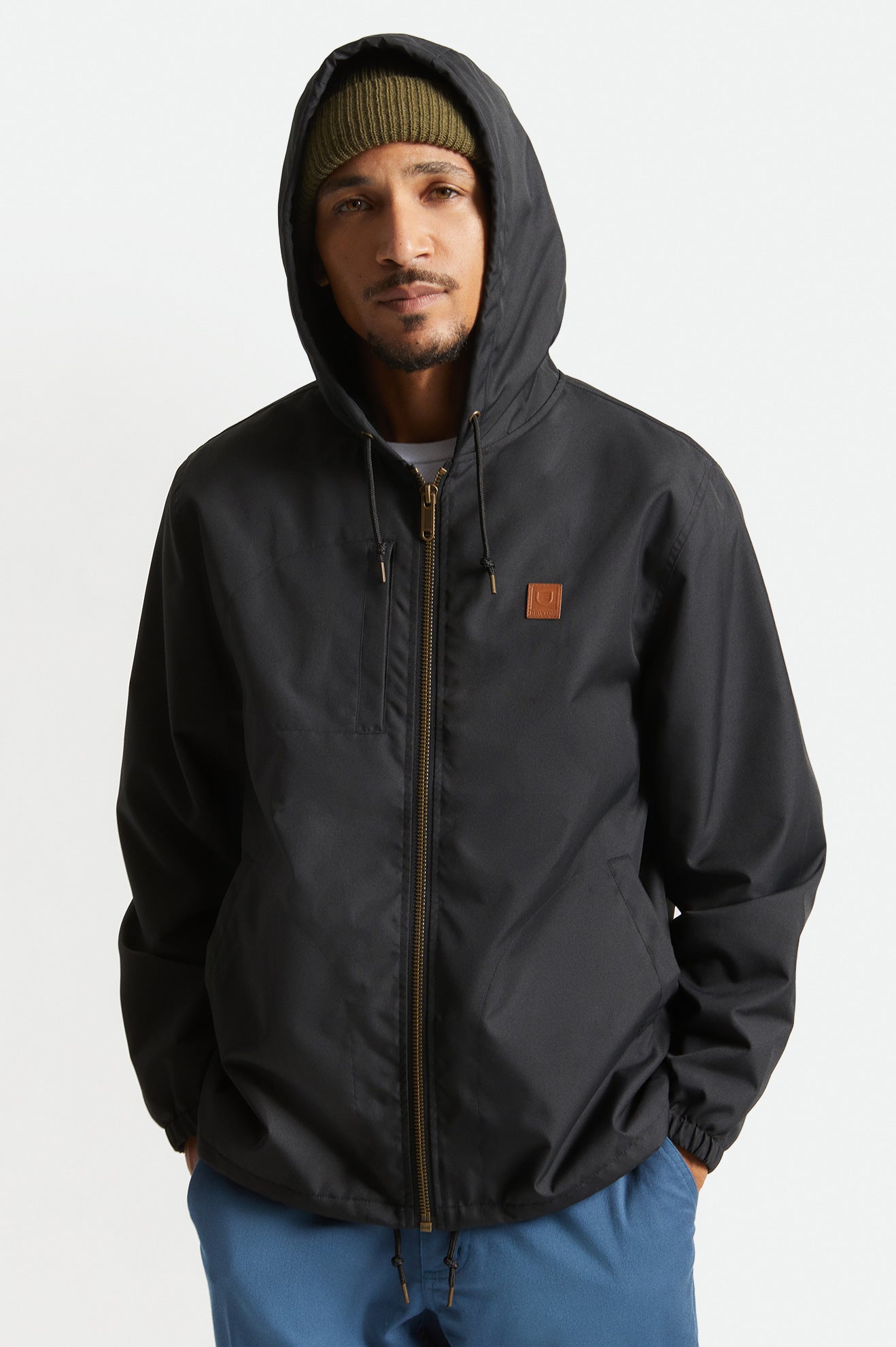 Vestes Brixton Claxton Beta Zip Homme Noir | 25SEYKTIV