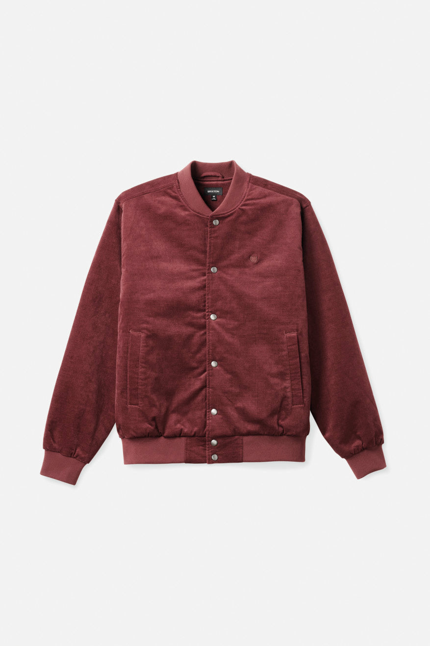 Vestes Brixton Dillinger Bomber Homme Rouge | 23DJGBLZP