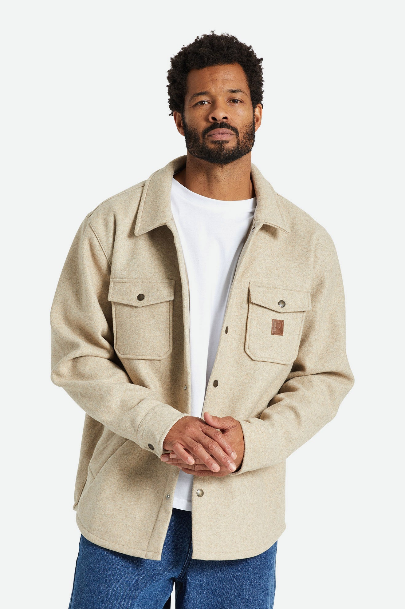 Vestes Brixton Durham Reserve Homme Beige | 03WHPYIJL